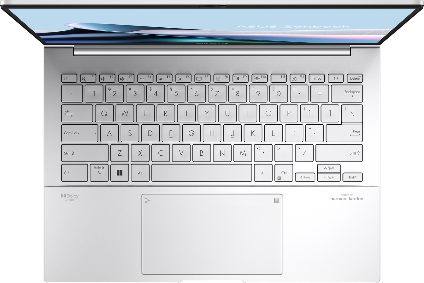 Nešiojamas kompiuteris Asus ZenBook 14 (UX3405CA-QL219W), 125H, 16 GB, 512 GB, 14 ", Intel Arc Graphics, sidabro, en-1