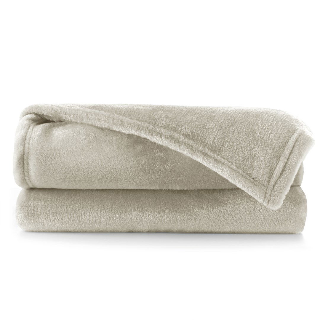 Pledas DecoKing Mic, 200x220 cm, beige - 3