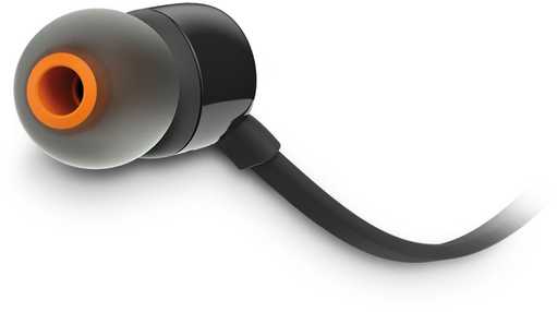 Laidinės ausinės JBL T110, juodos sp. - 3