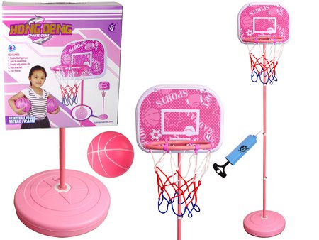 Krepšinio rinkinys vaikams, 170 cm, rožinis - 2