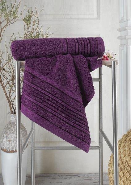 Vonios rankšluostis TAMARA, violetinės sp., 70 x 140 cm, 100% medvilnės, 450 g/m2 - 3
