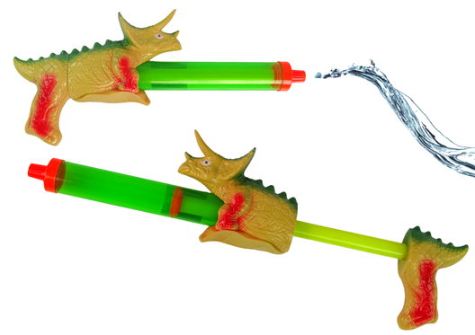 Vandens šautuvas Dinozauras, 40 cm, žalias - 3
