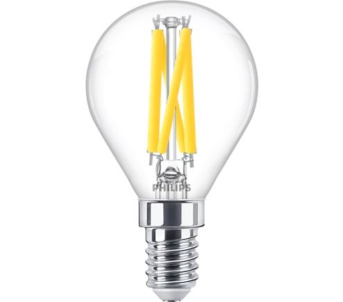 LED lemputė PHILIPS Classic, P45, E14, 5,9W (=60W), 2200-2700K, 806 lm, šiltos sp.