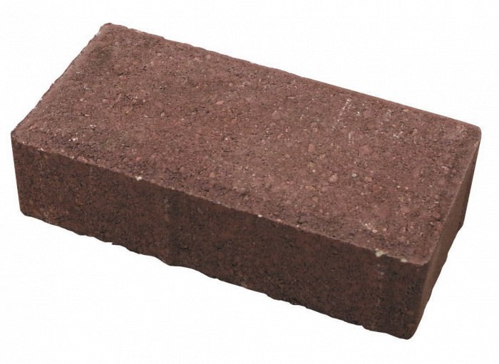Grindinio trinkelė PRIZMA 5, rudos sp., 50 x 100 x 200 mm, 1 m² - 50 vnt-0