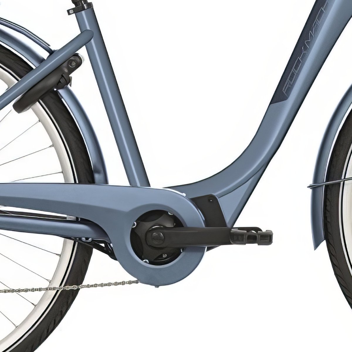 Elektrinis dviratis Rock Machine Cityride e100SD, 28 ", mėlynas - 4
