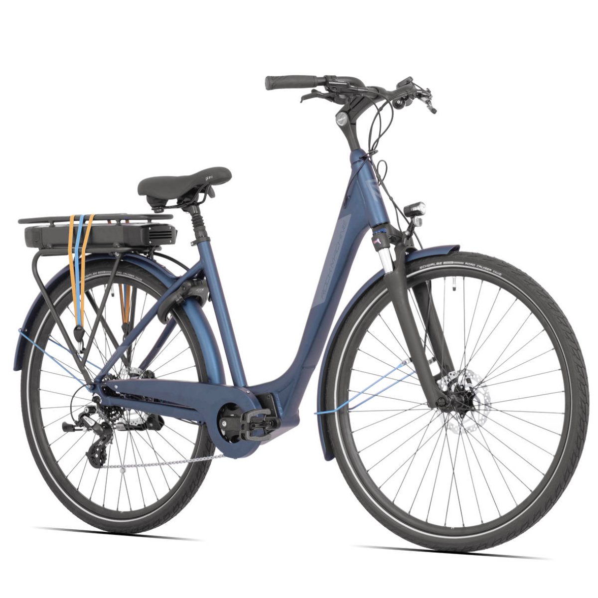 Elektrinis dviratis Rock Machine Cityride e100SD, 28 ", mėlynas - 7