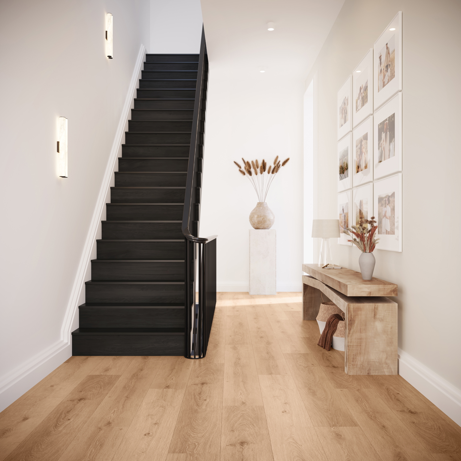 SPC Rigid lentelė su paklotu 32 MAXIMUS Silk Oak Oat 1500x225x6 33/42 - 3