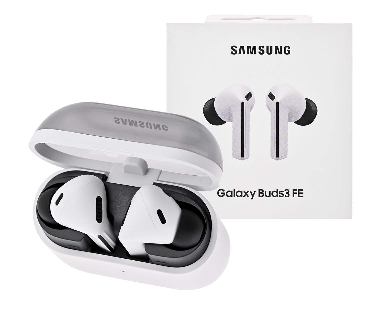 Belaidės ausinės Samsung Galaxy Buds 3 FE, pilka - 4
