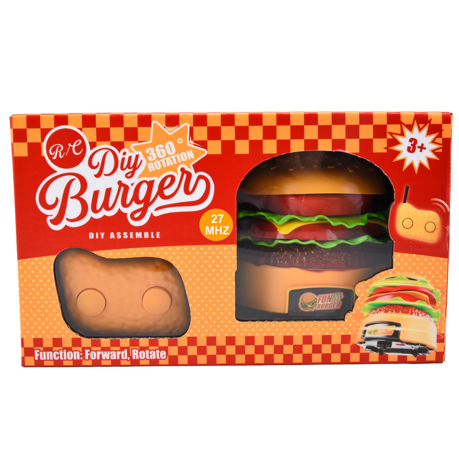 Radijo bangomis valdomas automobilis BURGER TRUCK-1