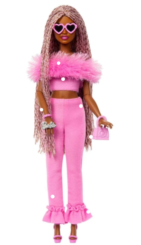 Lėlė Barbė Deluxe Fashionistas - 8