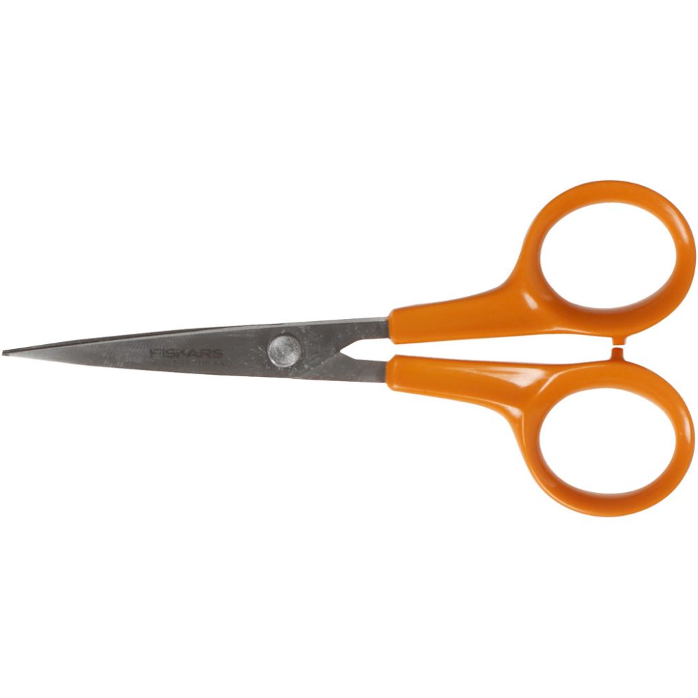 Žirklės FISKARS CLASSIC, oranžinės sp., 13 cm-0