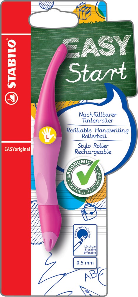 Rašiklis EASYStart L light pink- dark pink-0