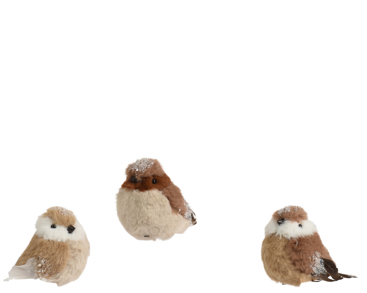 Kalėdinė pakabinama dekoracija BIRD, 3 spalvų, 7 x 9 x 11 cm, 1 vnt-0