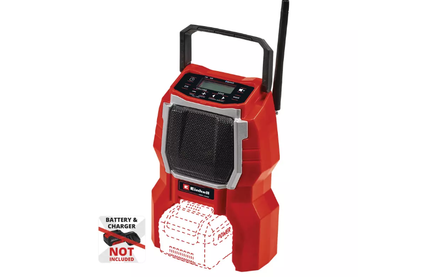 Radijas EINHELL TC-RA 18 Li BT-Solo, 18 V, Bluetooth, be akumuliatoriaus-0