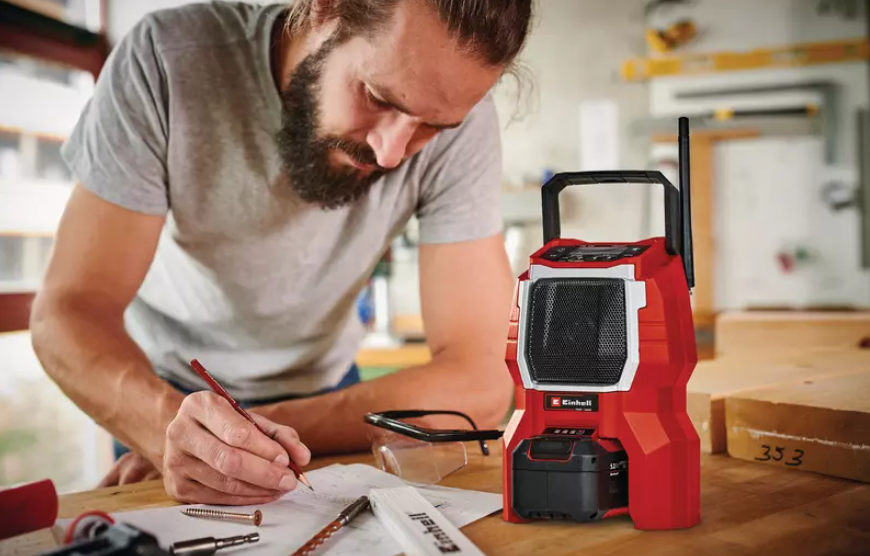 Radijas EINHELL TC-RA 18 Li BT-Solo, 18 V, Bluetooth, be akumuliatoriaus-1