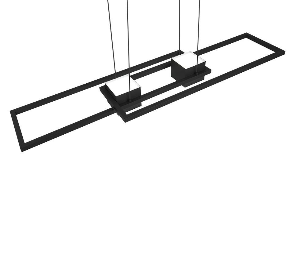 Pakabinamas LED šviestuvas TRIO ALBANY 37W 2700-6500K 4300lm Switch Dimmer 28x100x150cm su pultu - 3