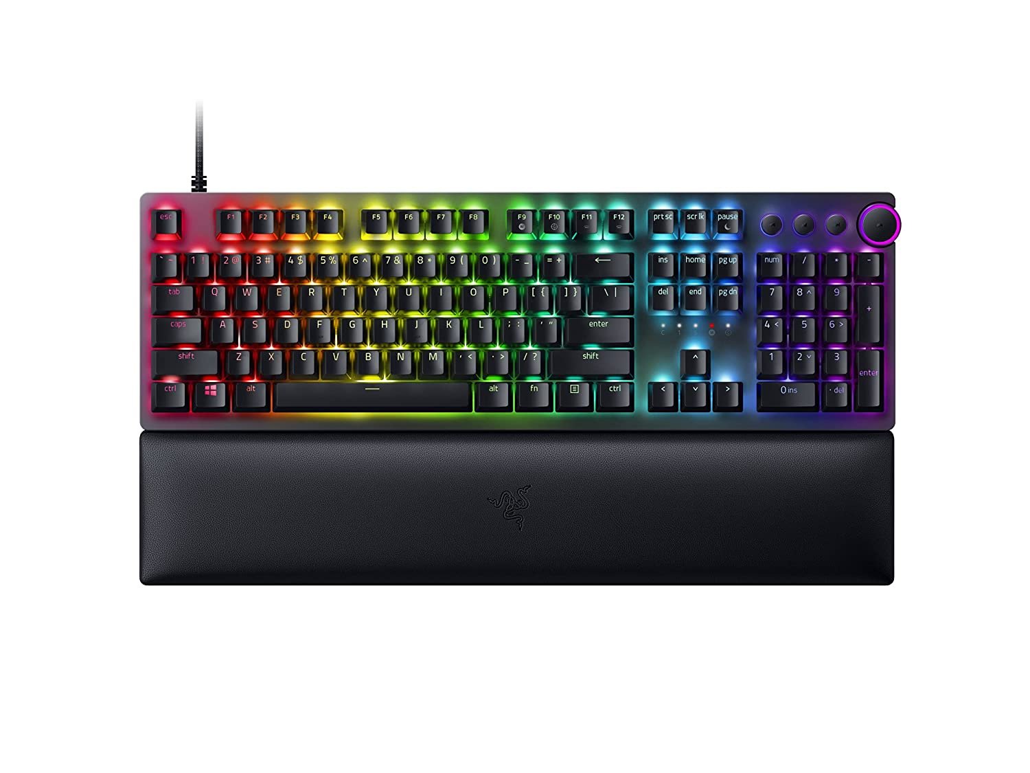 Klaviatūra Razer Huntsman V2 Optical Gaming Keyboard, EN, juoda