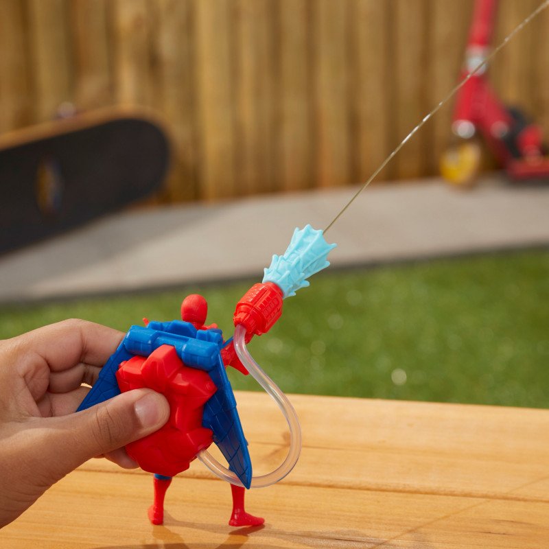 Vandeniu šaudantis herojus Aqua Web SPIDER-MAN, 10 cm, įvairių dizainų - 2