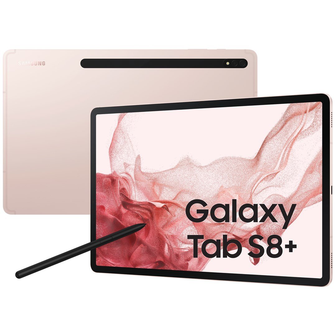 Planšetė Samsung Galaxy Tab S8 Plus 5G, 12.4", aukso/rožinė, 8GB/128GB - 4