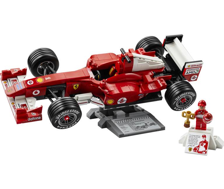 Konstruktorius LEGO Icons Ferrari F2004 & Michael Schumacher - 2