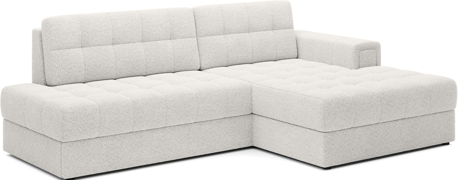 Minkštas kampas Blezalt D, balta - 3