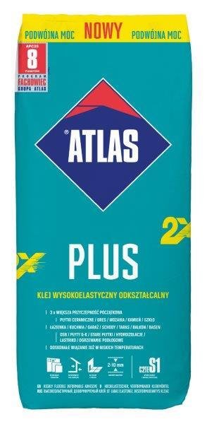 Plytelių klijai ATLAS PLUS, elastingi, 25 kg - 2