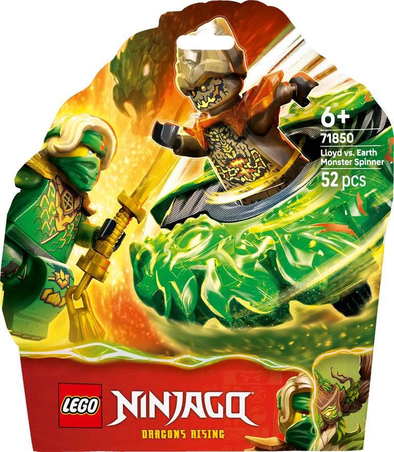 Konstruktorius LEGO Ninjago Lloyd vs. Earth Monster Spinner - 1