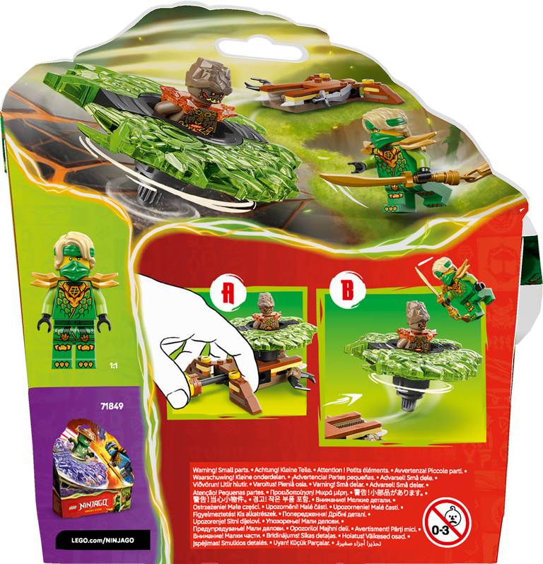 Konstruktorius LEGO Ninjago Lloyd vs. Earth Monster Spinner - 2