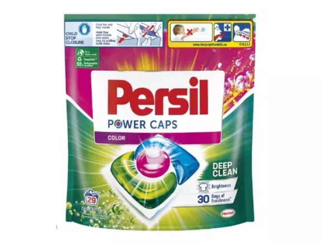 Skalbimo kapsulės PERSIL POWER CAPS Color, 29 skalbimai-0