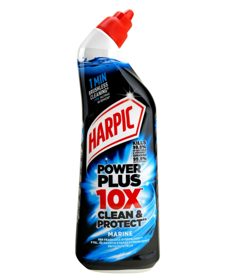 WC valiklis-gelis HARPIC Power Plus Clean & Protect Marine, 750 ml