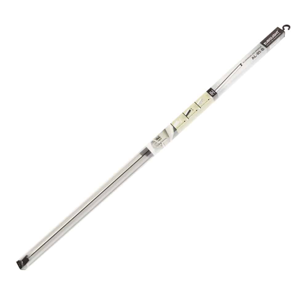 Profilis LED juostoms EUROLIGHT AL-C1-B, aliuminis, kampinis, juodos sp., anoduotas, 1m-1
