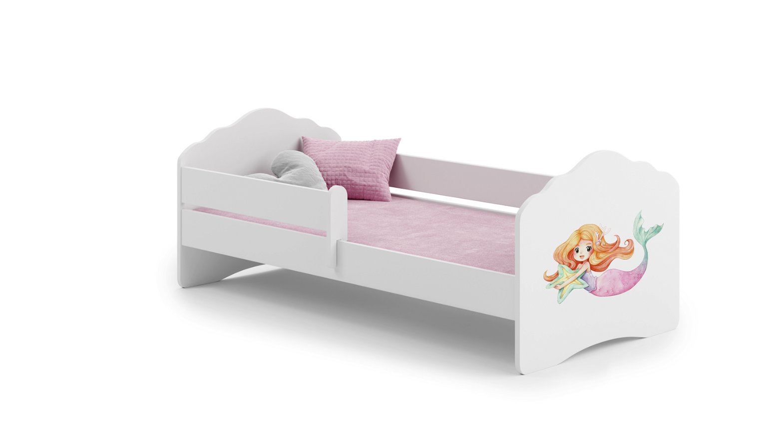 Vaikiška lova Fala Bar Undinėlė, 160x80 cm - 1