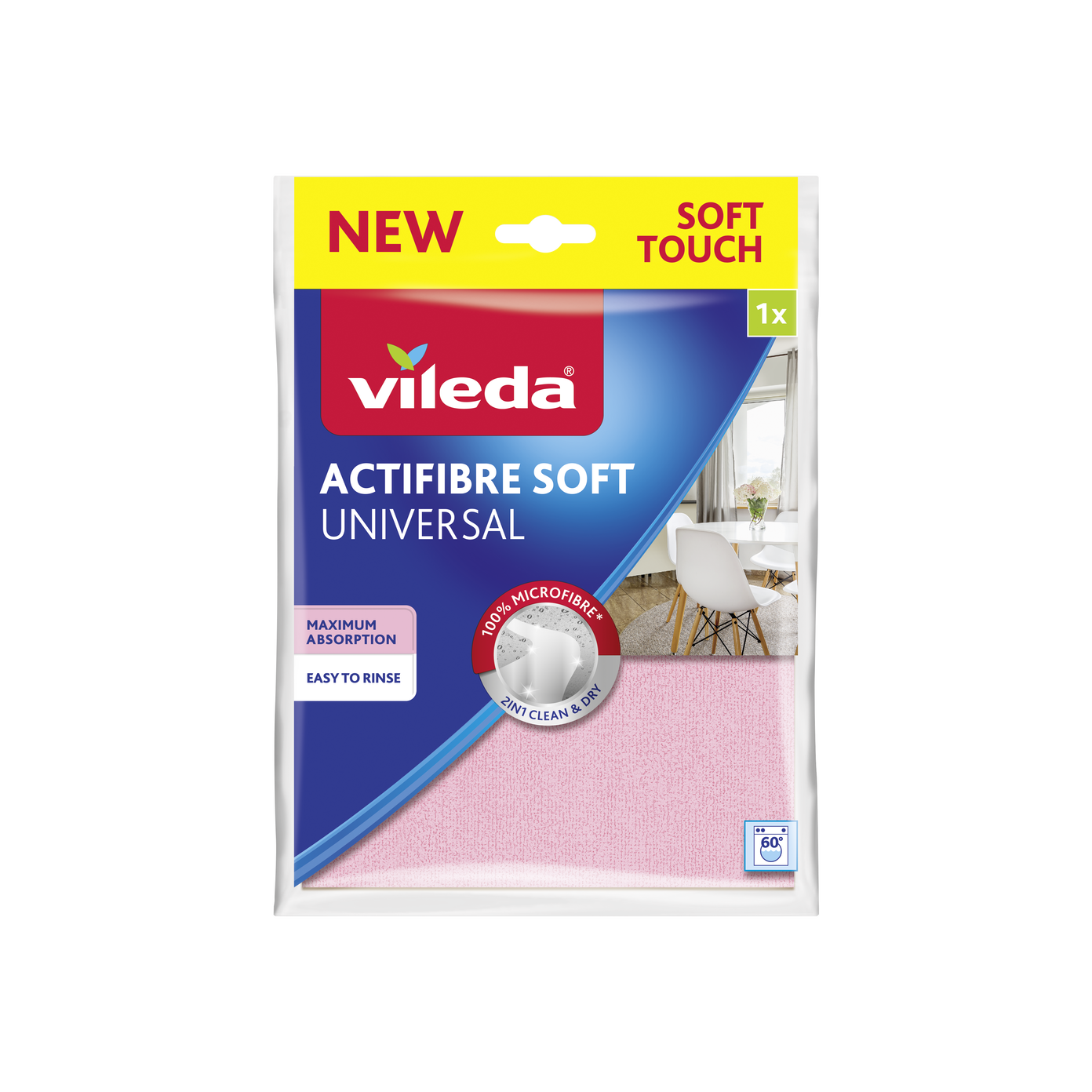 Mikropluošto šluostė VILEDA ACTIFIBRE, 1 vnt.-0
