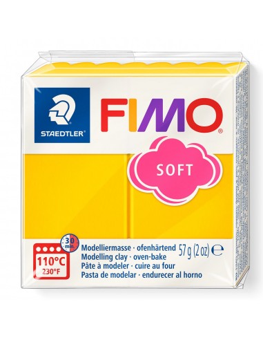 Modelinas FIMO soft , 57 g., citrininės sp.-0