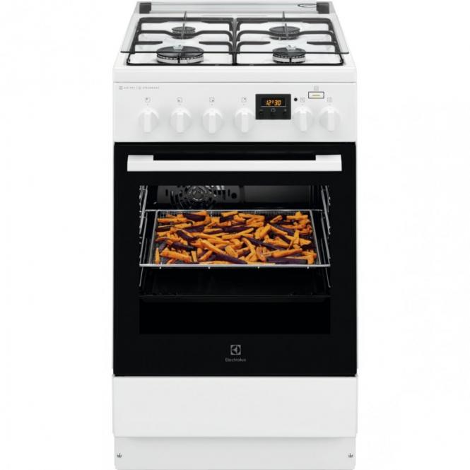 Dujinė viryklė su elektrine orkaite Electrolux LKK560205W