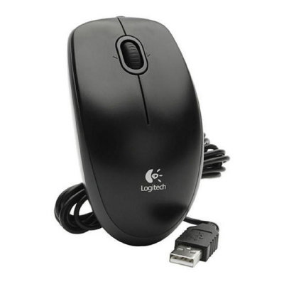 Kompiuterio pelė Logitech B100, juoda-1