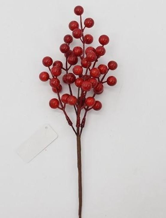 Dirbtinė šakelė ELEMENTS BERRIES, raudonos sp., 26 cm