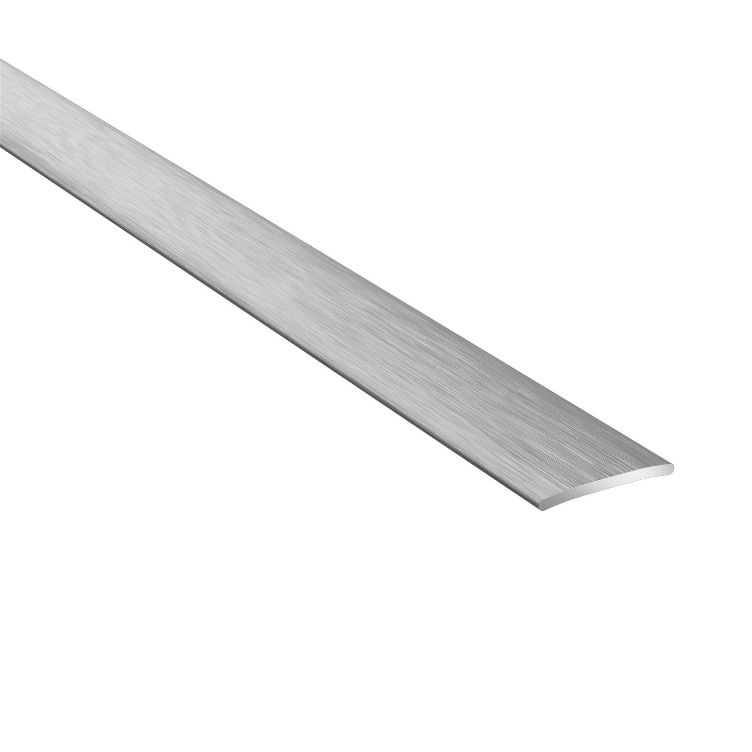 Aliumininė grindų juostelė PRO20 B1, šukuoto sidabro sp., 20 mm pločio, 93 cm ilgio
