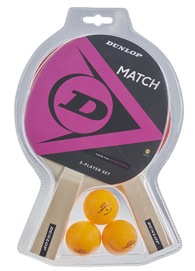 Stalo teniso rinkinys Dunlop RAGE MATCH 2 raketės+3 kamuoliukai