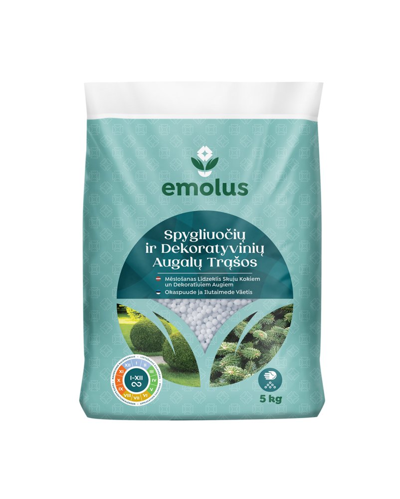 Trąšos spygliuočiams EMOLUS, 5 kg-0