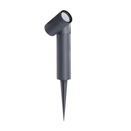Įsmeigiamas lauko šviestuvas KANLUX USTI SP, IP54, GU10, max 7W, juodos sp 11,3x5,6x40cm-0