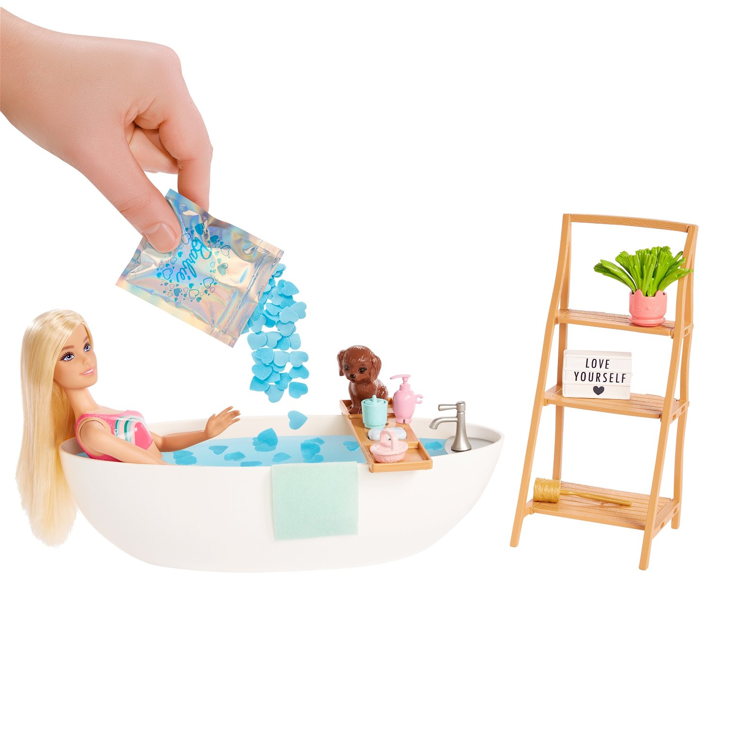 Barbie  vonios su muilo konfeti rinkinys - 5