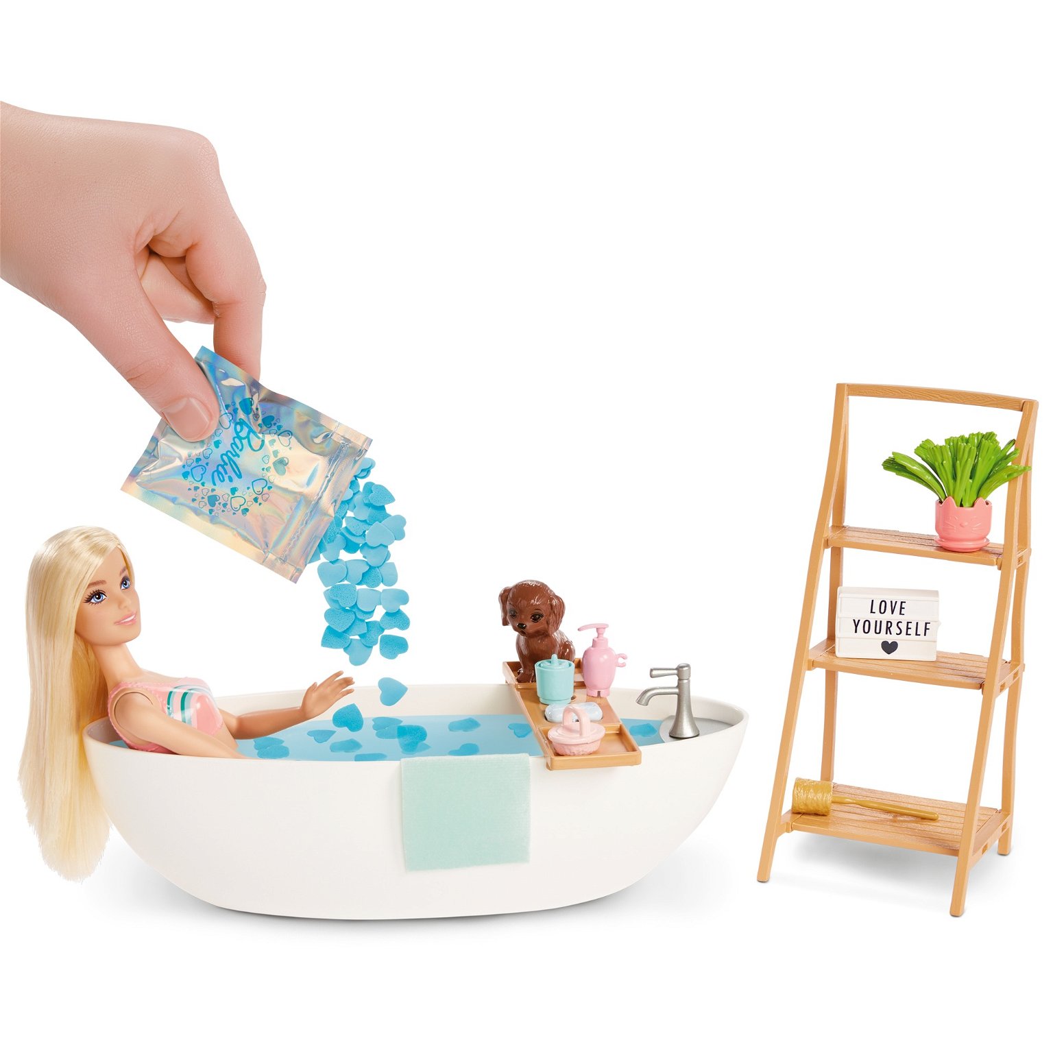 Barbie  vonios su muilo konfeti rinkinys - 4