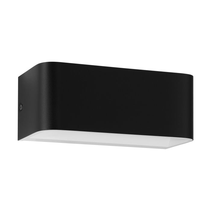 Sieninis LED šviestuvas EGLO SANIA 4, 10 W, 1300 lm, 3000 K, juodos sp, 20 x 8 x 9 cm-0