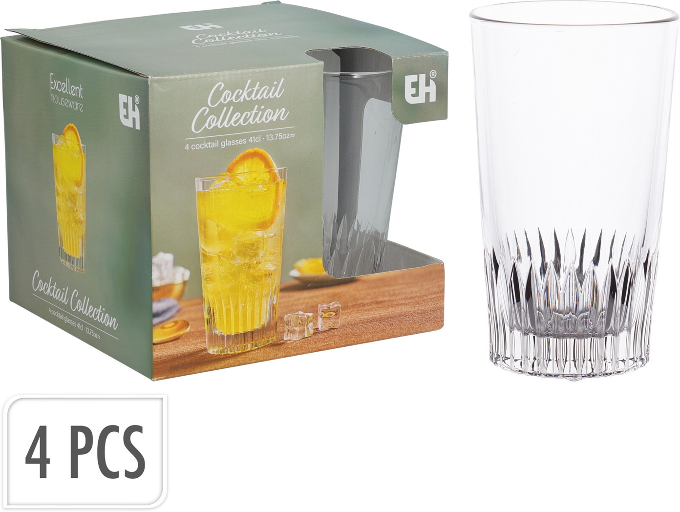 Stiklinės VINISSIMO GLASS COLLECTION, 410 ml, 4 vnt.-0