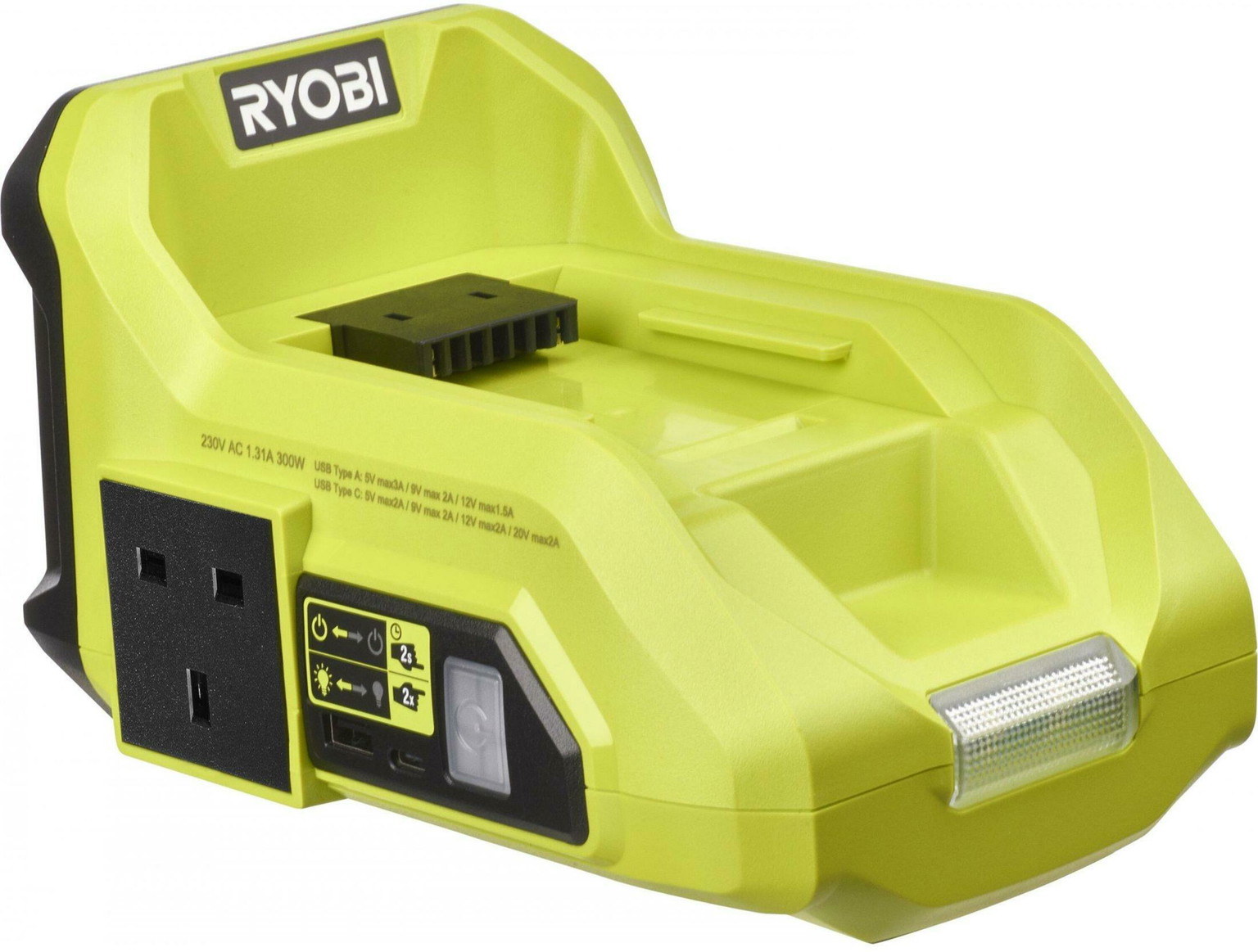 Akumuliatoriaus keitiklis RYOBI MAX POWER RY36BI300A-0, 300 W, 36V-0