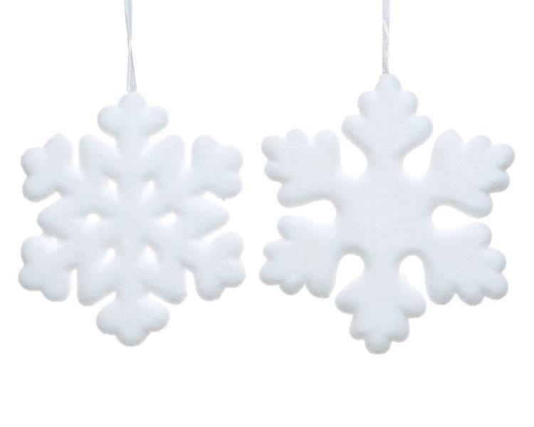 Kalėdinė dekoracija SNOWFLAKE baltos sp., įvairių dydžių