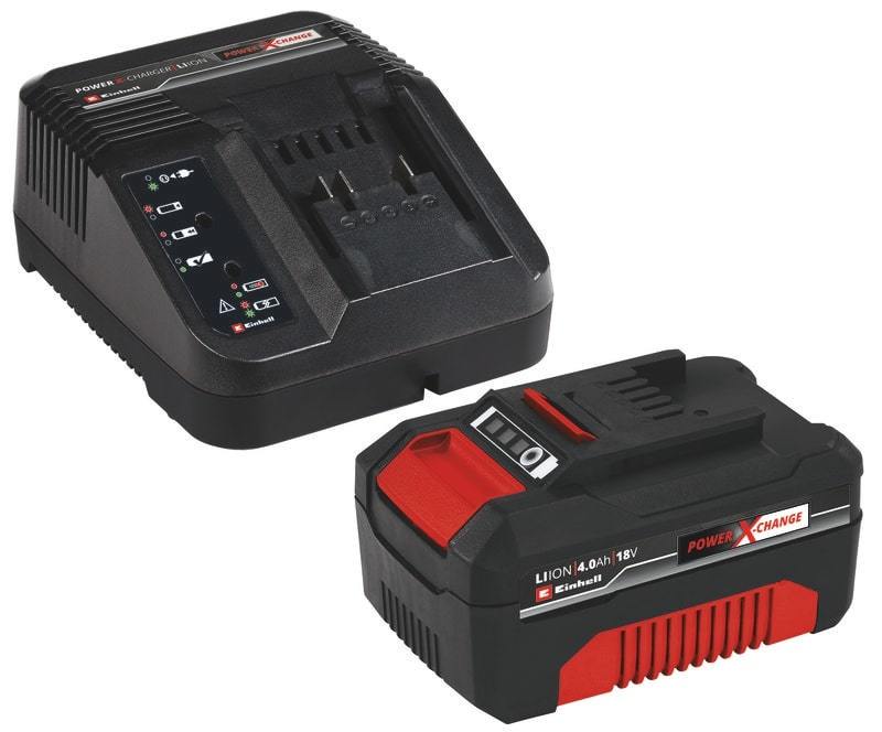 Akumuliatorius ir kroviklis EINHELL Power-X-Change, 18 V, 4,0 Ah Li-Ion-0