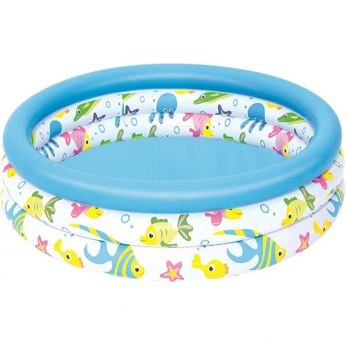 Pripučiamas baseinas BESTWAY Coral Kids Pool, Φ102 x 25 cm-0