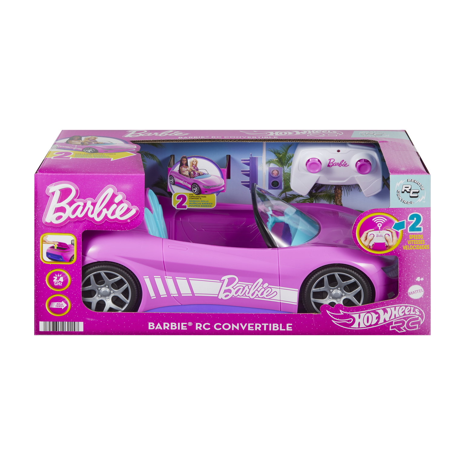 RC automodelis Hot Wheels „Barbie kabrioletas“ (JBH05) - 5
